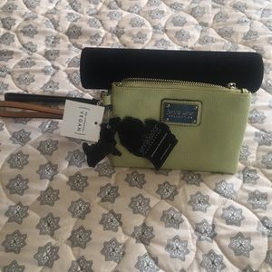 NWT Jenna Kator Wristlet, South Haven Lime